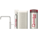 Quooker Fusion Square Chroom met COMBI boiler en CUBE reservoir 5-in-1 kokend water kraan