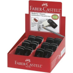 Faber Castell gum Faber-Castell SLEEVE MINI zwart