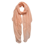 Clayre & Eef Sjaal - 80*180 cm - roze - synthetisch - melady - MLSC0420SP