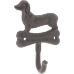 Clayre & Eef Wandhaak hond - 10*4*15 cm ijzer - - 6Y3044 - Bruin