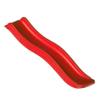 Intergard Glijbaan rood met wateraansluiting voor houten speeltoestellen 0,90m platvormhoogte