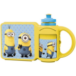 Top1Toys Lunchbox+Drinkfles Minions - Geel