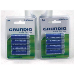 Top1Toys Batterijen AA 4 Stuks Grundig Oplaadbaar 2300mAh - Blauw