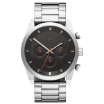 MVMT 28000046-D RVS Zilverkleurig Element Horloge 44 mm - Zwart