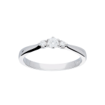 Glow gouden Ring - Glanzend Diamant 3-0.145ct G/si 214.3042.54 - Wit