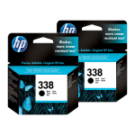 HP 338 Cartridges Duo Pack - Zwart