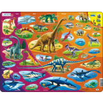 Larsen legpuzzel Maxi Historie Natuur junior karton 85 stukjes