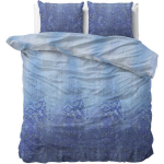 Sleeptime Dekbedovertrek - Kaza - Ornament Print - Met knoopsluiting, incl. kussenslopen - - Blauw