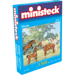 Ministeck Paarden 4-in-1 1500-delig - Blauw