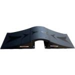 Rampage verbindingsstuk skate-ramp 60 x 8 cm PE - Zwart