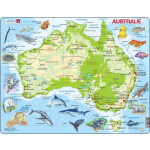 Larsen legpuzzel Maxi Australië junior karton 64 stukjes