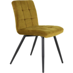 Light & Living Eetkamerstoel OLIVE velvet oker - Geel