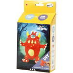 Silk Clay knutselset Ugly Monsters 6-delig - Rood