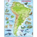 Larsen legpuzzel Maxi Zuid-Amerika junior karton 65 stukjes