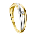 Tft Ring Zirkonia Bicolor - Goud