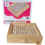 Longfield Games houten labyrinth 35,5 x 30 cm blank
