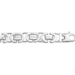 Tft Armband Zilver Konings Plat 7,5 mm 20 cm