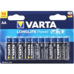 Varta Batterij AA 10x Alkaline Longlife Power