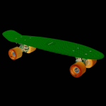Alert Skateboard Neon 55 Cm ABEC 7 - Roze