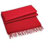 Beechfield Fijn geweven sjaal voor volwassenen - Klassieke sjaals oversized - Rood