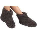 WoolWarmers e wollen sloffen/pantoffels voor dames/heren - Bruin