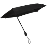 Impliva opvouwbare storm paraplu 100 cm - Mini stormparaplu - Zwart
