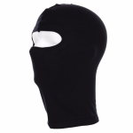 One hole motorhelm muts / skimuts katoen - one size - outdoor / bivak / wintersport / ondermuts - eengaats balaclava - Zwart