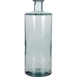 Mica Decorations Fles vaas Guan 15 x 40 cm transparant gerecycled glas - Home Deco vazen - Woonaccessoires