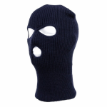 Driegaats muts / skimuts one size - outdoor / motor bivakmuts / wintersport - warme eengaats balaclava - Blauw