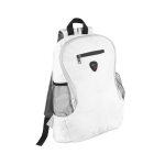 Voordelige rugzak 30 x 40 x 18 cm - 21,5 liter - Backpack met flessenhouders - School accessoire/benodigdheden - Wit