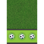 Voetbal tafelkleed 130 x 180 cm - Groen