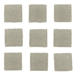 30x stuks vierkante mozaiek steentjes 2 x 2 cm - Hobby materialen - Grijs