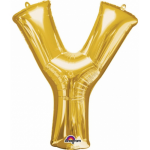 Anagram Letter Y ballon goud 86 cm