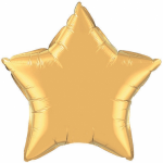 Qualatex Folie ballon gouden ster 50 cm
