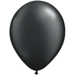 Qualatex 100x ballonnen metallic - Zwart