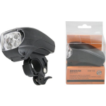 1x Fietskoplamp / voorlicht LED - 3x AAA - batterij koplamp - fietsverlichting / voorlichten - Zwart