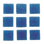 Mozaieken maken 30xe steentjes 2 x 2 cm - Hobby artikelen en zelf knutselen - Blauw