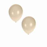 Metallicte ballonnen 36 cm - Wit