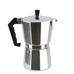 San Ignacio Zilveren percolator / espresso apparaat voor 9 kopjes - Koffiezetapparaat - Koffiezetter voor camping/caravan