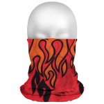 Multifunctionele morf sjaal rood/oranje vlammen print voor volwassenen - Gezichts bedekkers - Maskers voor mond - Windvangers