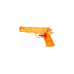 Doorzichtig waterpistool 20 cm - Buitenspeelgoed - Waterpistolen - Oranje
