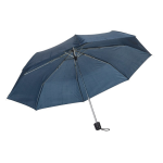 Opvouwbare mini paraplu donker 96 cm - Voordelige kleine paraplu - Regenbescherming - Blauw