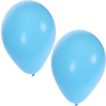25 lichte ballonnen - Blauw