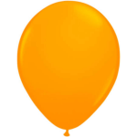 Neon latex ballon 25 cm 8 stuks - Oranje