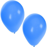 25x stukse party ballonnen - 27 cm - ballon voor helium of lucht - Feestartikelen/versiering - Blauw