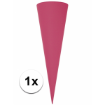 Rayher Hobby Puntvormige knutsel schoolzak 70cm - Roze