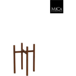 Mica Decorations Plantenstandaard/voet Ascot roest 16,5 x 25 cm - Plantenkrukjes - Woonaccessoires urban jungle - Bruin