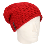 Myrtle Beach Basic beanie muts voor heren - Rood