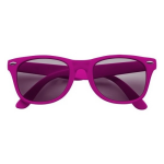 Zonnebril fuchsia roze - UV400 bescherming - Wayfarer model - Zonnebrillen voor dames/heren/volwassenen