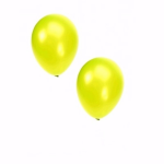 10 stuks metallic lime ballonnen 36 cm - Groen